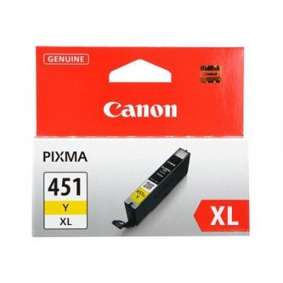 Фото Картридж для струйных аппаратов Canon CLI-451XLY (6475B001) желтый