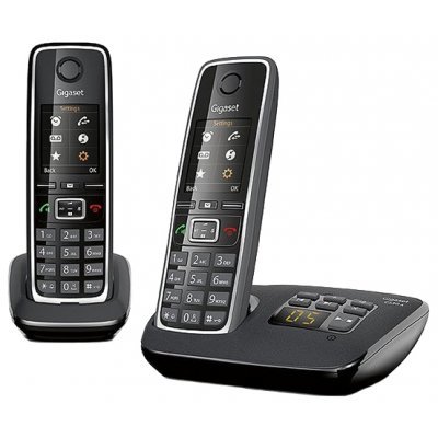 Фото Радиотелефон Gigaset C530A Duo черный