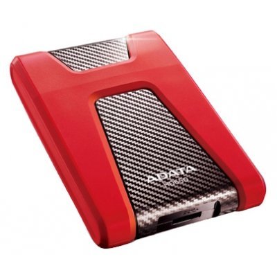 Фото Внешний жесткий диск A-Data DashDrive Durable HD650 1TB красный