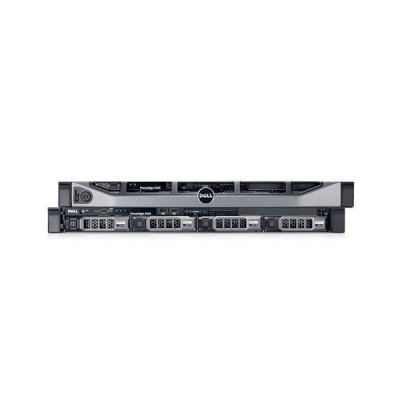 Фото Сервер Dell PowerEdge R320 Base (no CPU, no Memory), no HDD (up to 4x3,5"HotPlug), PERC H310 (RAID 0-50), DVD+/-RW, Broadcom 5720 DualPort 1GbE, iDRAC7 Enterprise, RPS (1)x 550W, Bezel, Sliding Rack Rails, 1U, 3Y NBD