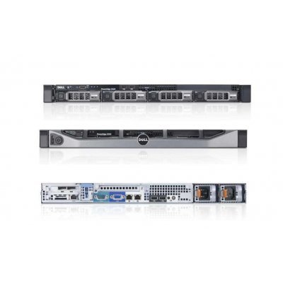   Dell PowerEdge R320 E5-2470, 8GB, (2)x300GB SAS HDD, H310, DVDRW, DP 1GbE, iDRAC7 Exp, RPS, Rails, 3Y