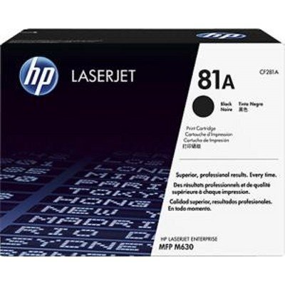 Фото Тонер-картридж для лазерных аппаратов HP CF281A (81A) для HP LJ Enterprise M630