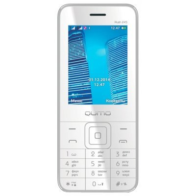 Фото Мобильный телефон QUMO Push 245 белый