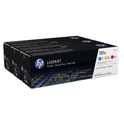  -    HP  131A U0SL1AM CYM Tri-Pack  LJ Pro 200 M251/MFP M276 ()