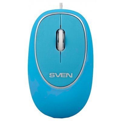 Фото Мышь SVEN RX-555 Antistress Silent голубая