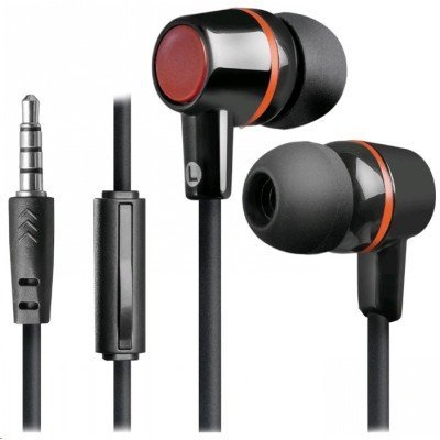 Фото Наушники Defender Pulse 428 черный-красный