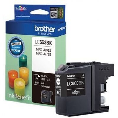 Фото Картридж для струйных аппаратов Brother LC663BK