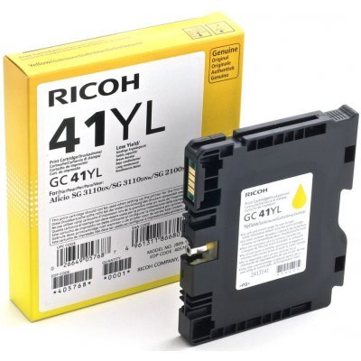 Фото Картридж для струйных аппаратов Ricoh GC 41YL желтый 405768