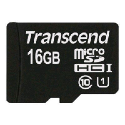    Transcend 16GB MicroSDHC Class 10 U1 UHS-I 300x no Adapter (TS16GUSDCU1)