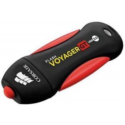Фото USB накопитель Corsair Voyager GT CMFVYGT3B-64GB USB3.0 черный/красный