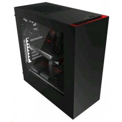     NZXT S340 Black/red