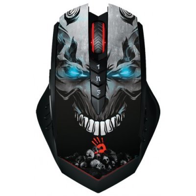 Фото Мышь A4Tech Bloody R8 metal feet Skull design