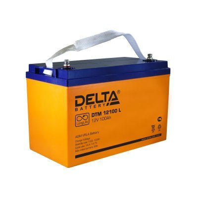Фото Аккумуляторная батарея для ИБП Delta DTM 12100 L