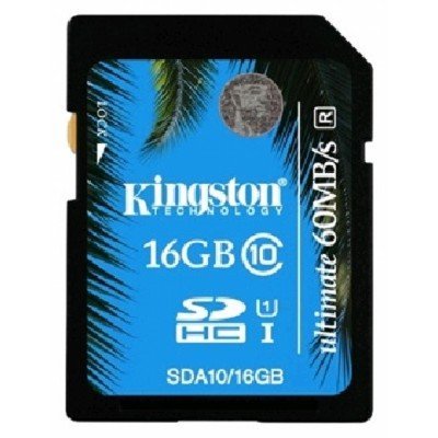    Kingston 16GB SDHC Class 10 SDA10/16GB UHS-I Ultimate