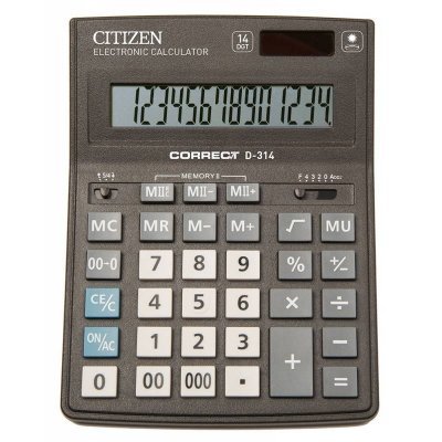 Фото Калькулятор CiTiZeN D-314