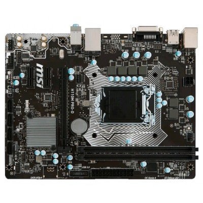 Фото Материнская плата ПК MSI H110M PRO-D
