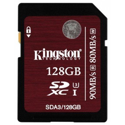    Kingston 128GB SDXC Class 3 SDA3/128GB