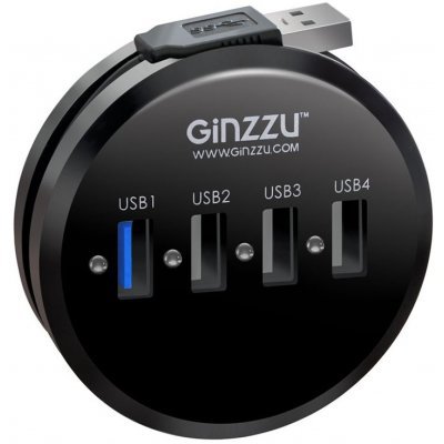 Фото USB концентратор Ginzzu GR-314UB