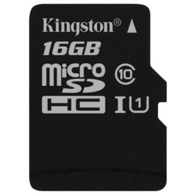    Kingston 16GB microSDHC Class 10 SDC10G2/16GBSP