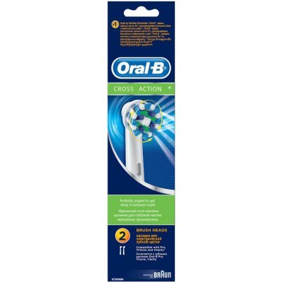 Фото Насадка для зубной щетки Braun Oral-B CrossAction (упак.:2шт)