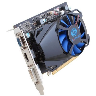    Sapphire Radeon R7 250E 925Mhz PCI-E 3.0 1024Mb 4500Mhz 128 bit DVI HDMI HDCP