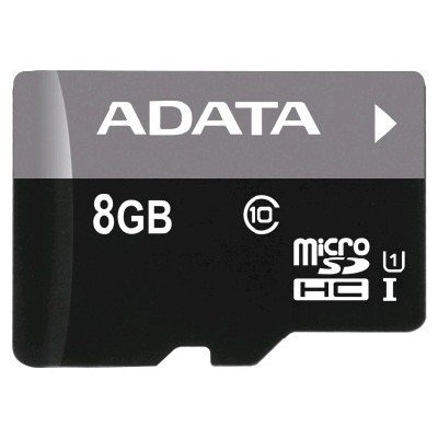    A-Data Premier 8GB microSDHC Class 10 UHS-I U1 + SD adapter