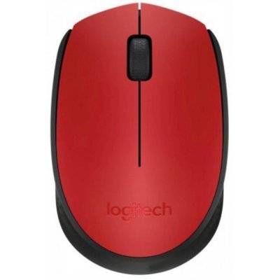   Logitech M171 Wireless Mouse Red-Black USB