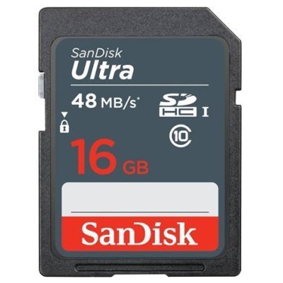    Sandisk 16Gb SDHC Class 10 SDSDUNB-016G-GN3IN