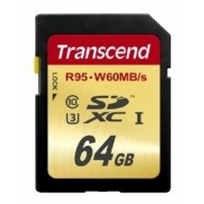    Transcend 64Gb SDXC Class 10 TS64GSDU3