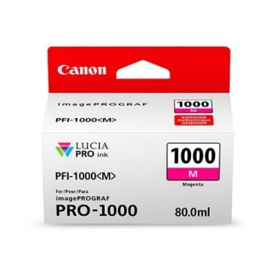 Фото Картридж для струйных аппаратов Canon PFI-1000 M для IJ SFP PRO-1000 WFG Пурпурный (0548C001)