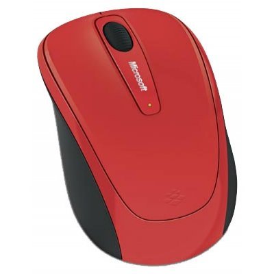   Microsoft Wireless Mobile Mouse 3500 Limited Edition Flame Red USB