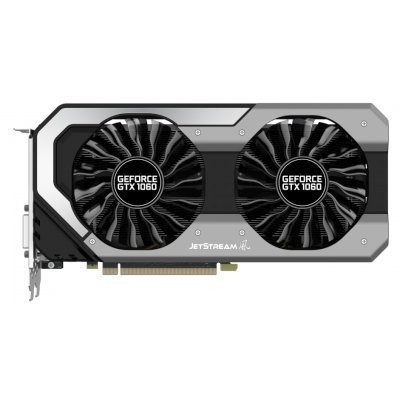    Palit GeForce GTX 1060 1506Mhz PCI-E 3.0 6144Mb 8008Mhz 192 bit DVI HDMI HDCP JetStream