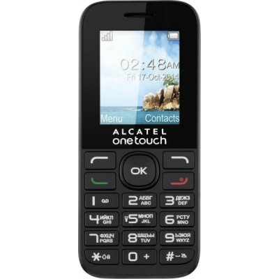 Фото Мобильный телефон Alcatel One Touch 1016D черный