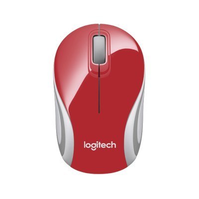 Фото Мышь Logitech Wireless Mini Mouse M187 красный