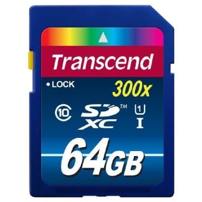    Transcend 64GB SDXC Class10 UHS-I 300X PREMIUM
