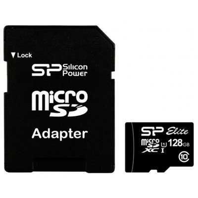    Silicon Power ELITE microSDXC 128GB UHS Class 1 Class 10 + SD adapter