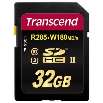    Transcend 32GB SDHC Class 10 UHS-II U3 TS32GSD2U3