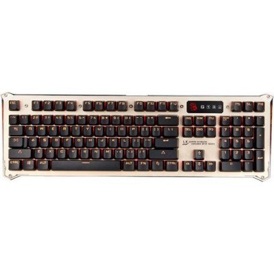 Фото Клавиатура A4Tech Bloody B840 золотистый/черный