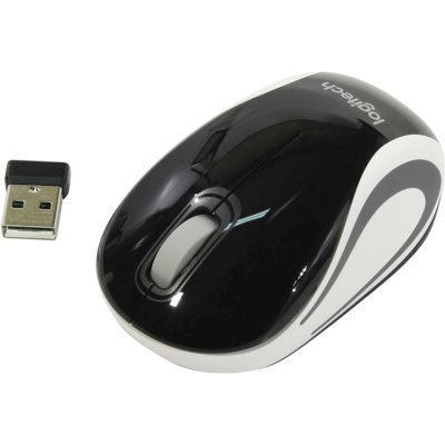   Logitech Wireless Mini Mouse M187 Black-White USB