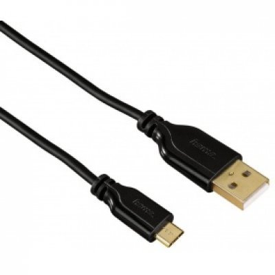 Фото Кабель USB Hama USB A (m)/microUSB (m) 0.75м