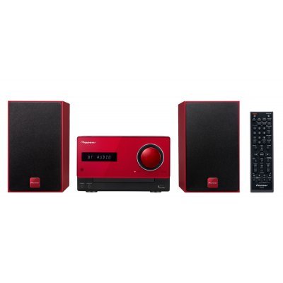 Фото Аудио микросистема Pioneer X-CM35-R красный