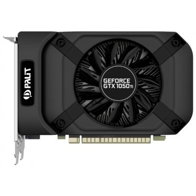    Palit GeForce GTX 1050 Ti 1290Mhz PCI-E 3.0 4096Mb 7000Mhz 128 bit DVI HDMI HDCP StormX