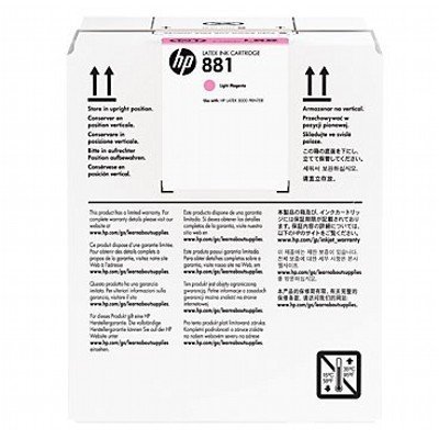      HP 881 5-Ltr Lt Mag Latex Ink