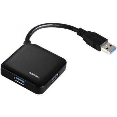 Фото USB концентратор Hama Square 12190 черный