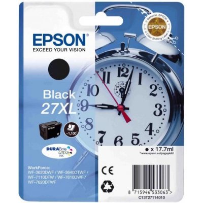 Фото Картридж для струйных аппаратов Epson C13T27114020 черный для WF7110/7610/7620 (1100стр.)