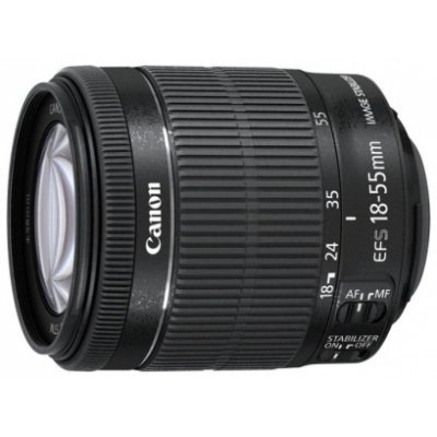Фото Объектив для фотоаппарата Canon EF-S IS STM (8114B005) 18-55мм f/3.5-5.6 черный