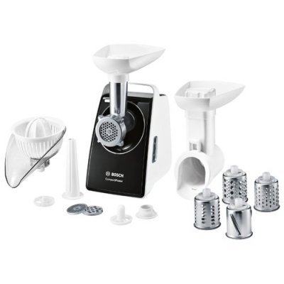 Фото Мясорубка Bosch MFW3850B белый/черный