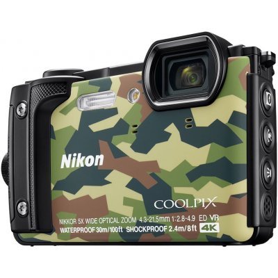 Фото Цифровая фотокамера Nikon Coolpix W300 серый