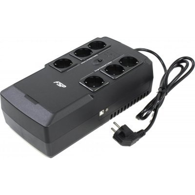 Фото Источник бесперебойного питания FSP AGA 600 600VA/360W (3+3 EURO)
