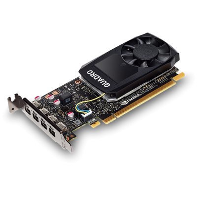 Фото Видеокарта ПК HP Graphics Card NVIDIA Quadro P1000, 4GB, (1ME01AA)